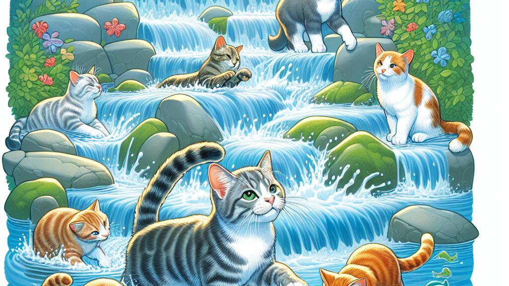 cats in water